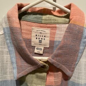 Billabong long-sleeved linen shirt